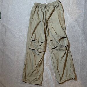 Ardene Love Olive Green Jogger Pants‎ Elastic String Waist and Cuffs Size SP